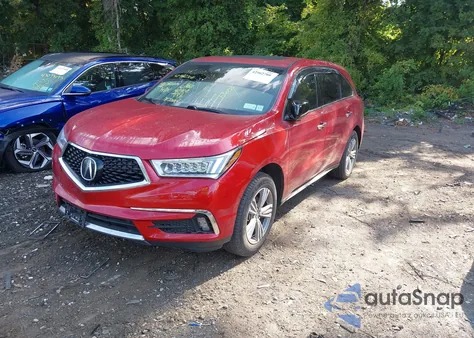 2020 Acura Mdx Standard z USA, uszkodzony, nr VIN 5J8YD4H37LL041730